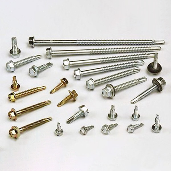 Self-drilling roofing screws